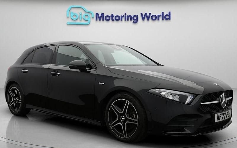 Black Used 2022 Mercedes A180 AMG line Hatchback | £21,500 (A bit pricey) - Image 1/4