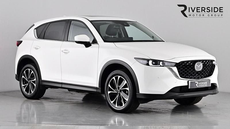 White Used 2024 Mazda CX-5 Exclusive-Line SUV | £25,595 (Fair price) - Image 1/4