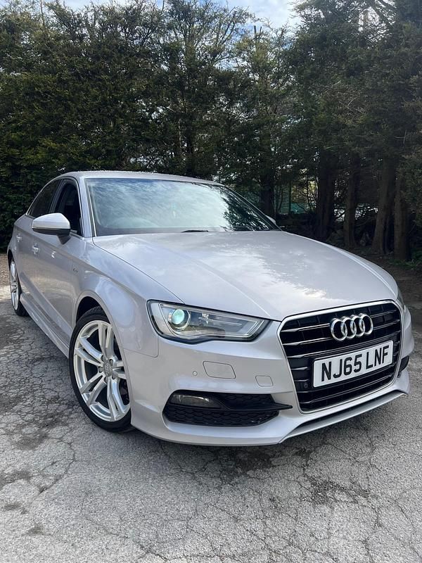 Used Audi A3 S-Line 110 HP (80 kW) 2015 Grey Sedan