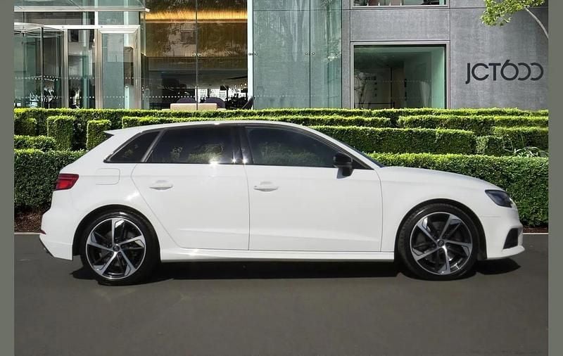 Used Audi S3 Sportback Black Edition 296 HP (217 kW) 2020 White Hatchback
