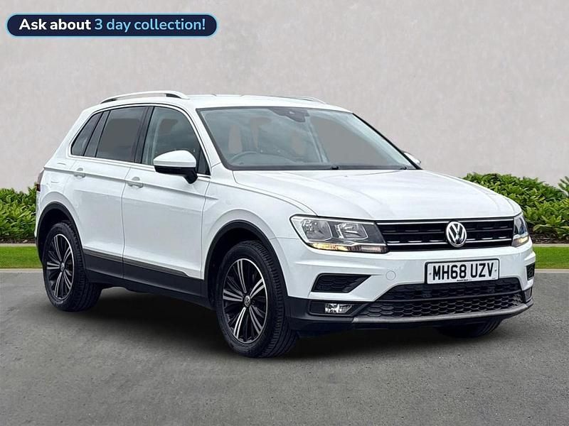 White Used 2019 VW Tiguan SE SUV | £13,687 (Fair price) - Image 1/4