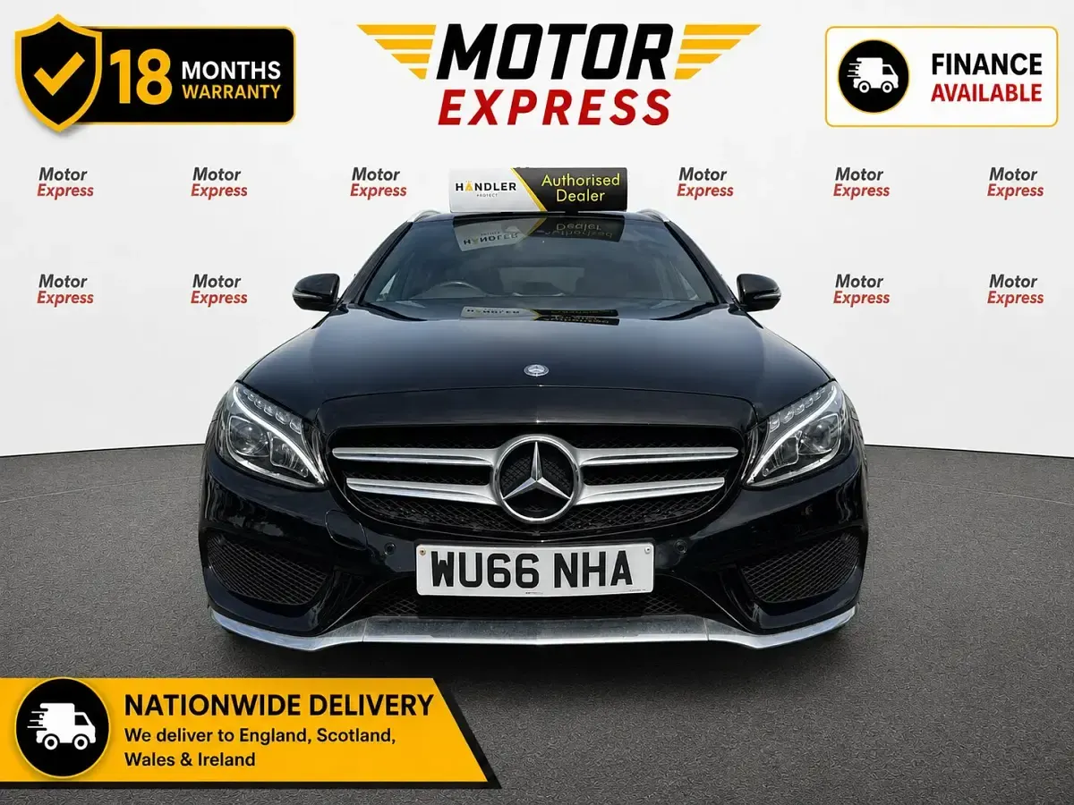 Used Mercedes C300 AMG line 2016 Black Estate