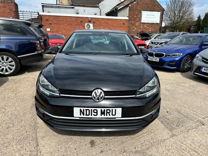 Black Used 2019 VW Golf VII Match Hatchback | £10,190 (Fair price) - Image 1/4