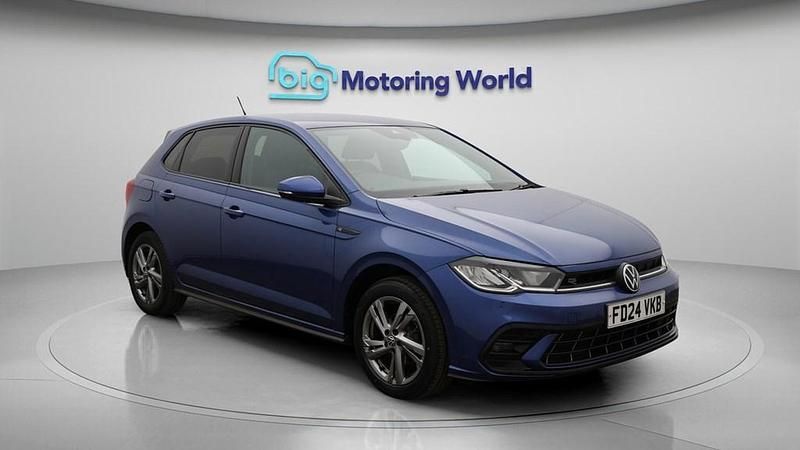 Used VW Polo R-line 95 HP (69 kW) 2024 Blue Hatchback