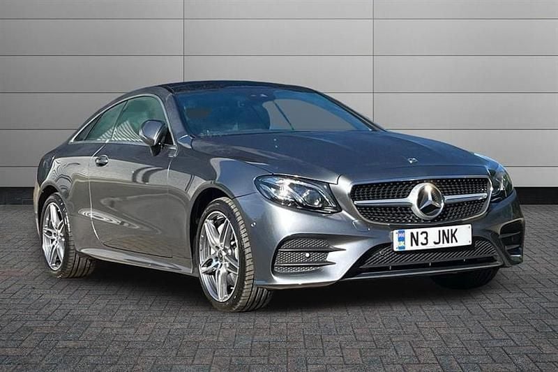 Selenite grey Used 2018 Mercedes E350 AMG Line Premium Plus Coupe | £21,990 (Expensive) - Image 1/4