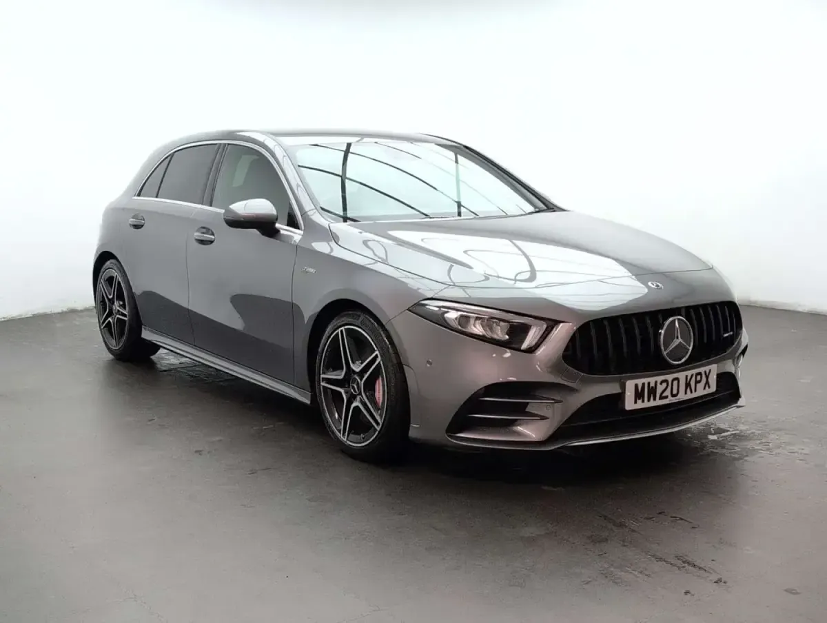 Begagnad Mercedes A35 AMG Executive 2020 Grå Halvkombi