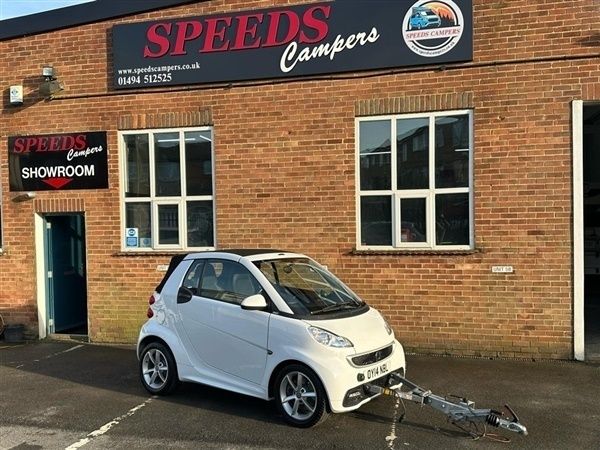White Used 2014 Smart ForTwo Cabrio Cabriolet | £8,450 (Expensive) - Image 1/1