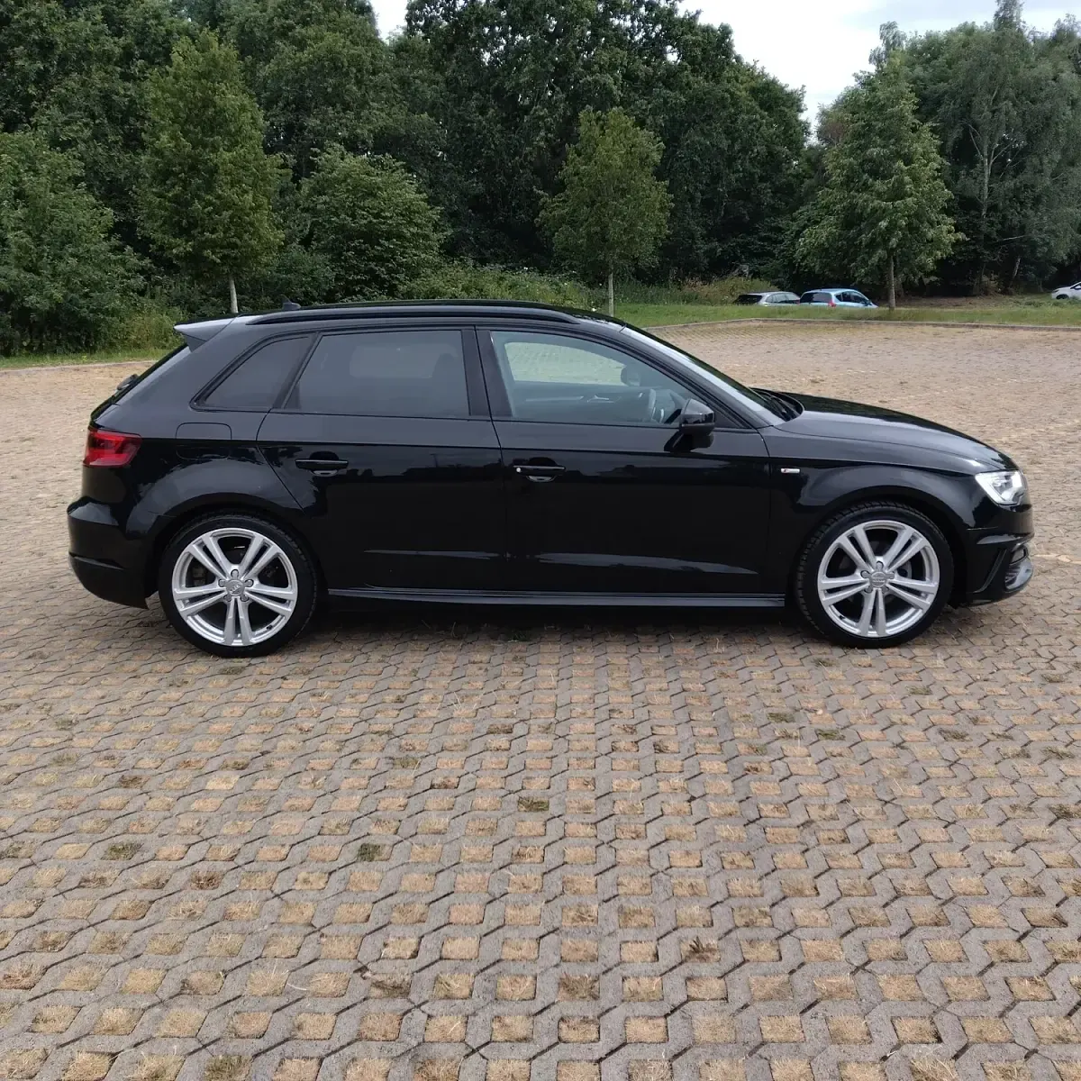 Used Audi A3 S-Line 2015 Black Hatchback