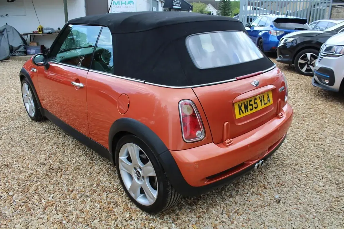 Used Mini Cooper S Cabriolet 2005 Orange Cabriolet