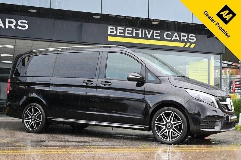 Black Used 2022 Mercedes V220 AMG line MPV | £53,750 (Super price) - Image 1/4