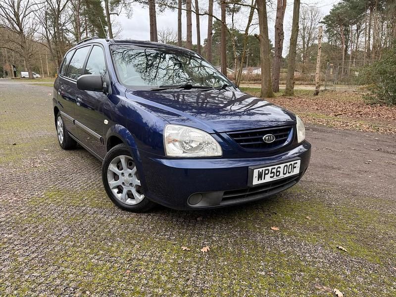 Used Kia Carens 144 HP (105 kW) 2007 Blue MPV