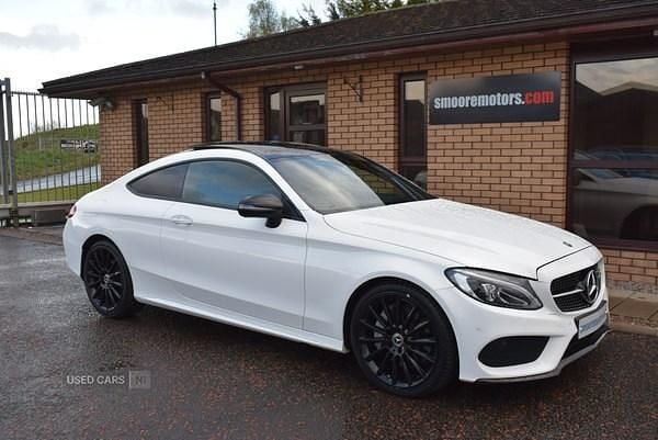 Used Mercedes C250 AMG Line Premium 2018 White Coupe