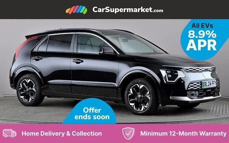 Black Used 2024 Kia e-Niro 3 SUV | £22,497 (Expensive) - Image 1/3