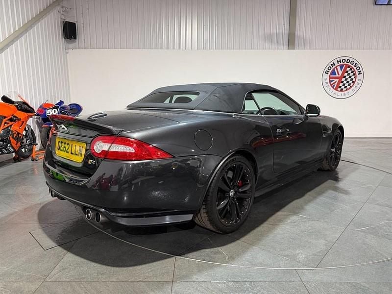 Used Jaguar XKR 510 HP (375 kW) 2012 Stratus grey Cabriolet