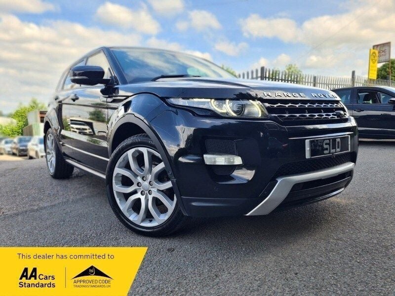 Black Used 2013 Land Rover Range Rover evoque Dynamic Estate | £8,275 (Super price) - Image 1/4