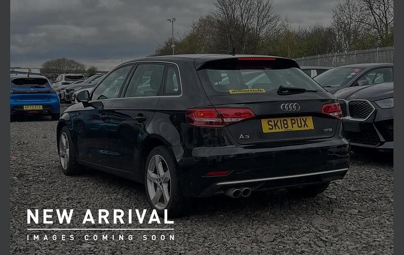 Used Audi A3 Sport 150 HP (110 kW) 2018 Black Sedan