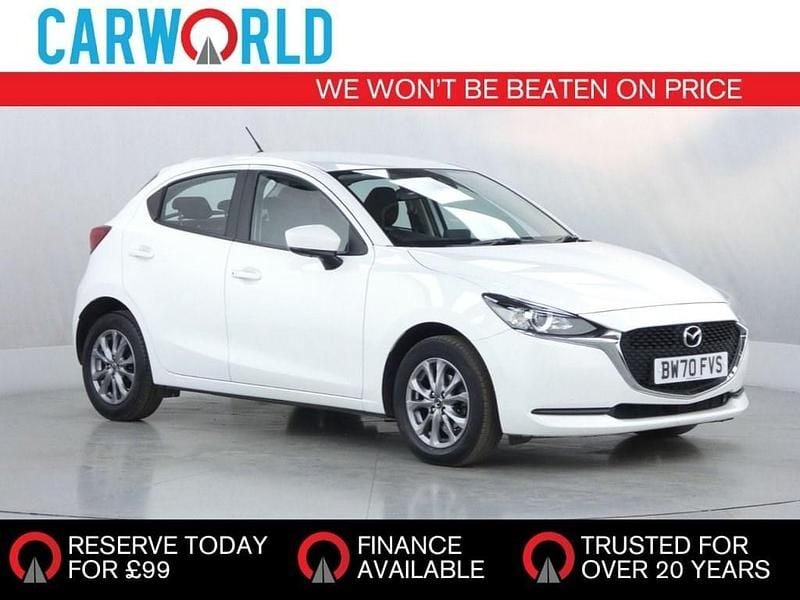 White Used 2021 Mazda 2 Hatchback | £10,700 (Good price) - Image 1/3