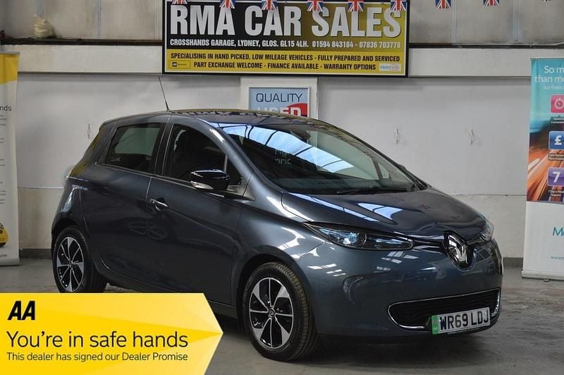 Used Renault Zoe Dynamique 80 kW (109 HP) 2019 Grey Hatchback