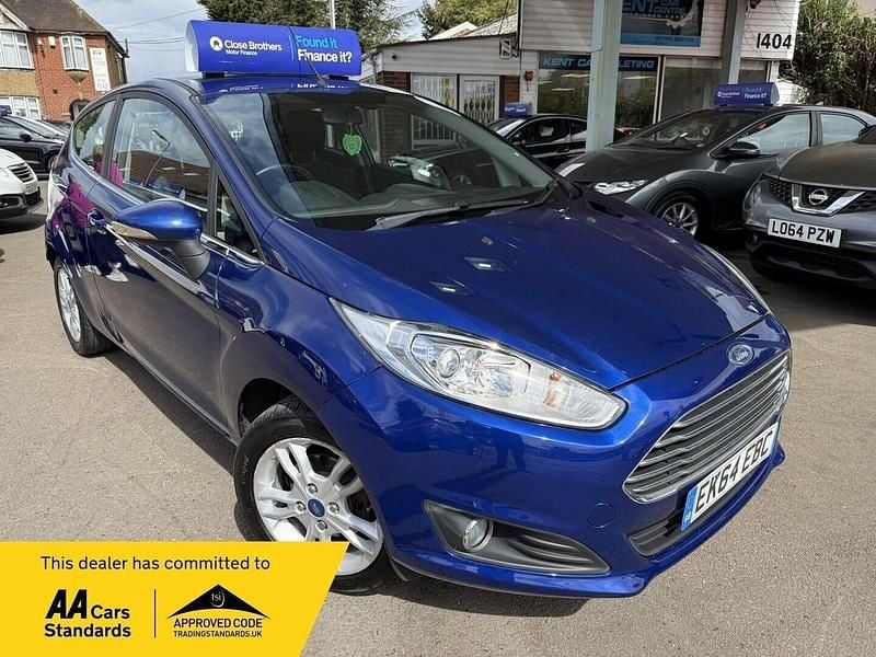 Used Ford Fiesta Zetec 82 HP (60 kW) 2014 Blue Hatchback