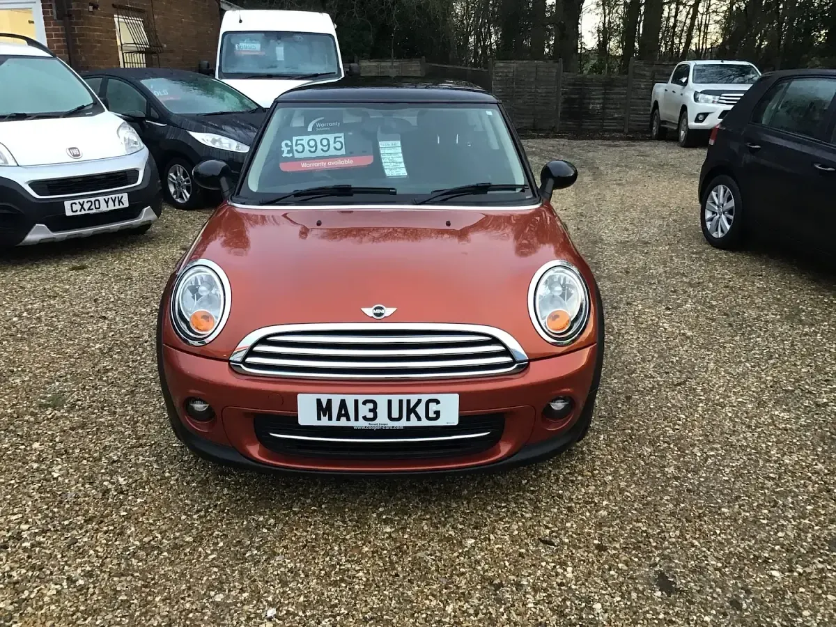 Used Mini Cooper Hatch 2013 Orange Hatchback