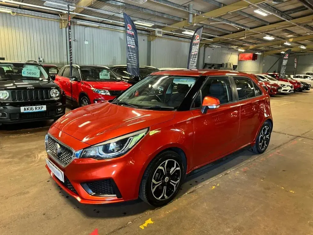 Used MG MG3 Excite 106 HP (77 kW) 2019 Orange Hatchback