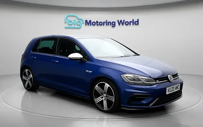 Used VW Golf VII R 300 HP (220 kW) 2020 Blue Hatchback