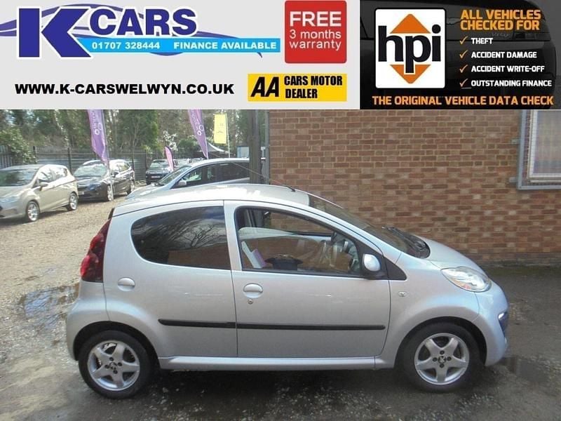 Used Peugeot 107 Allure 68 HP (50 kW) 2013 Silver Hatchback