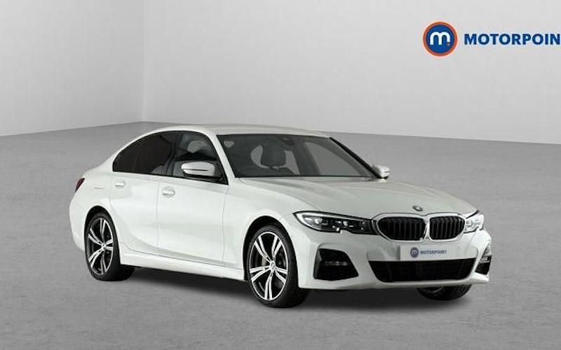 White Used 2020 BMW 330e M Sport Sedan | £19,999 (Fair price) - Image 1/4