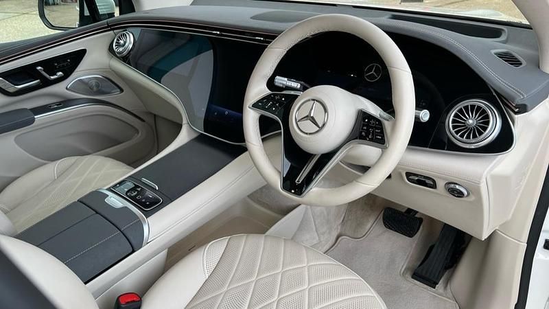 Used Mercedes EQS450+ Business 264 kW (360 HP) 2024 Diamond white metallic Estate