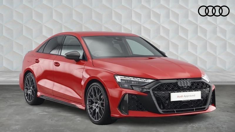 Red Used 2025 Audi RS3 Comfort Sedan | £54,900 (Good price) - Image 1/4
