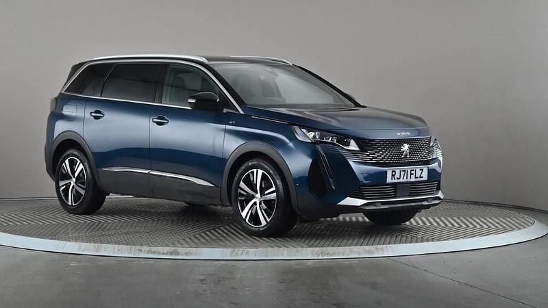 Blue Used 2022 Peugeot 5008 GT MPV | £18,698 (Good price) - Image 1/4