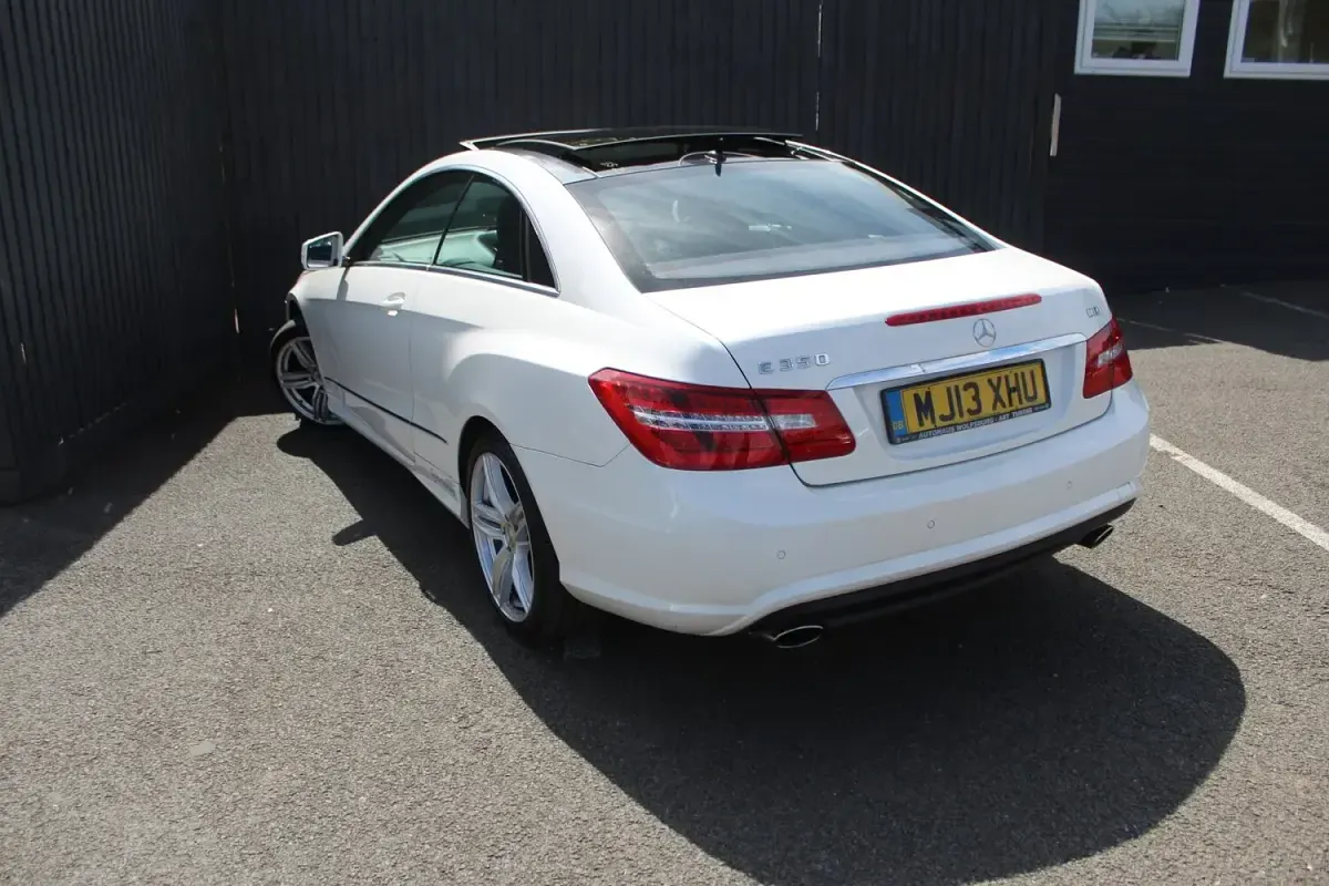 Used Mercedes E350 2013 White Coupe