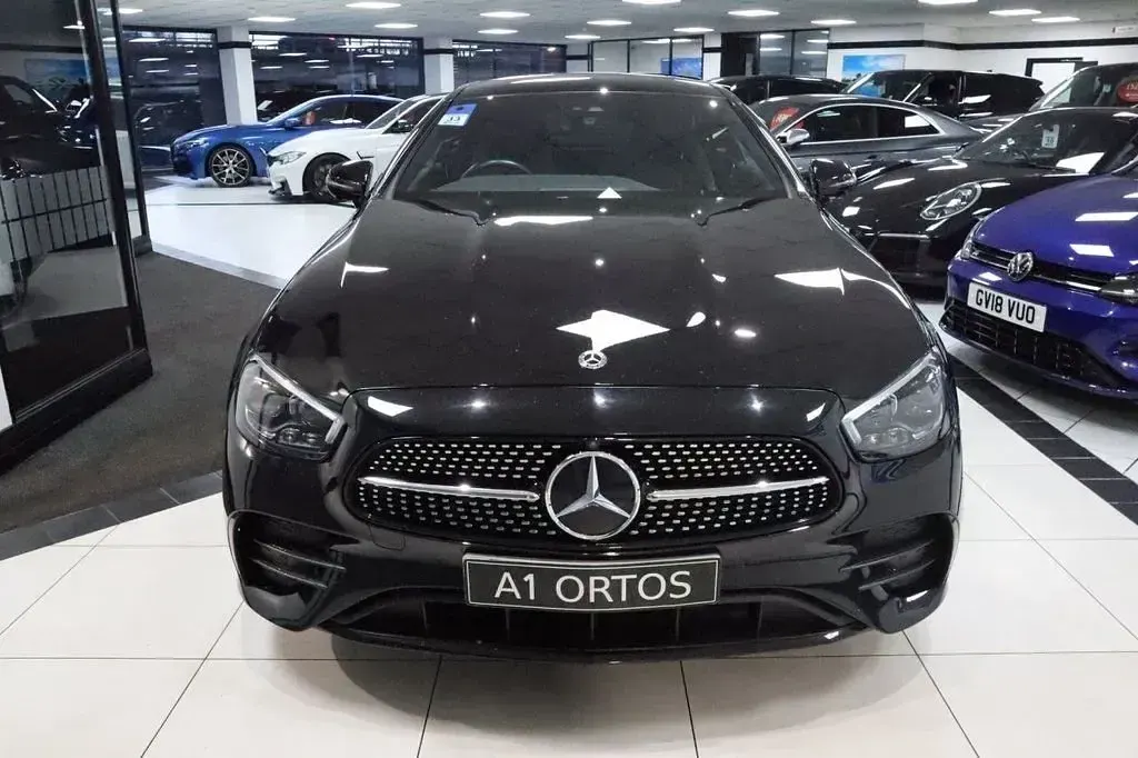 Used Mercedes E300 AMG line 2021 Black Coupe