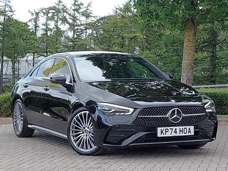 Black Used 2024 Mercedes CLA220 AMG Line Premium Sedan | £31,498 (A bit pricey) - Image 1/4