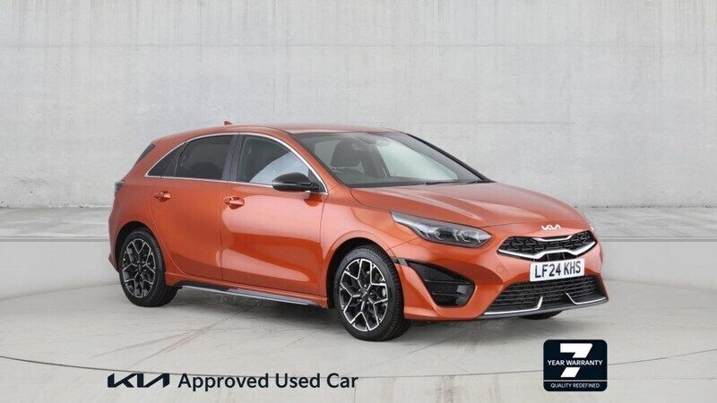 Orange Used 2024 Kia Ceed GT-Line Hatchback | £19,995 (A bit pricey) - Image 1/4