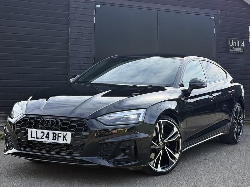 Black Used 2024 Audi A5 Sportback Black Edition Hatchback | £33,990 (A bit pricey) - Image 1/4