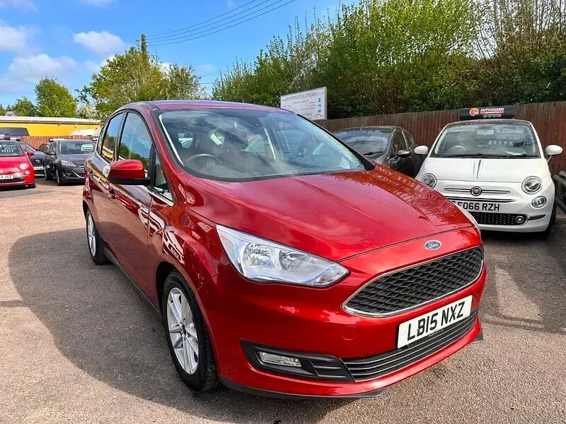 Used Ford C-MAX Zetec 125 HP (91 kW) 2015 Red MPV