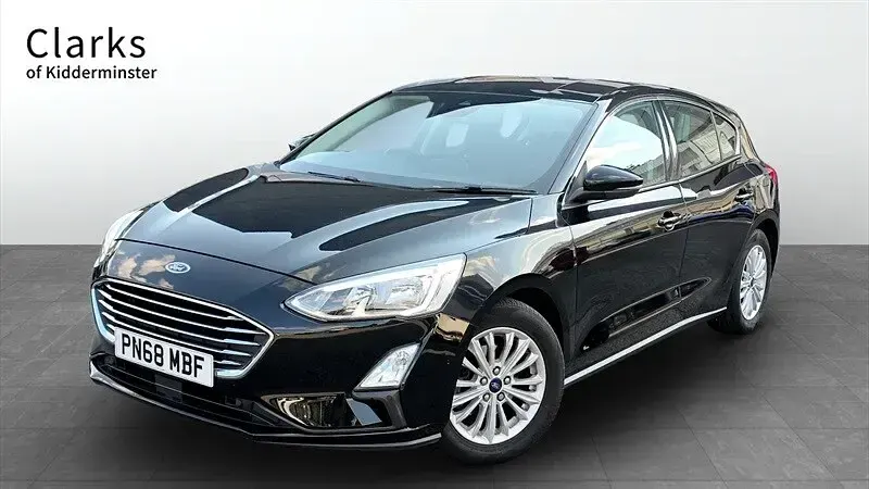 Used Ford Focus Titanium 125 HP (91 kW) 2018 Black Hatchback
