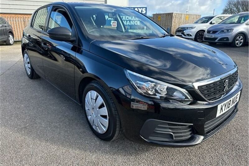 Black Used 2018 Peugeot 308 Access Hatchback | £7,995 (Fair price) - Image 1/4