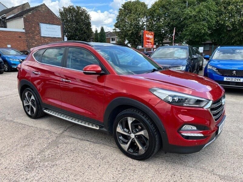 Red Used 2016 Hyundai Tucson Premium SE SUV | £10,490 (Fair price) - Image 1/4