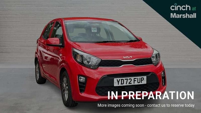 Red Used 2022 Kia Picanto 2 Hatchback | £10,480 (Fair price) - Image 1/4