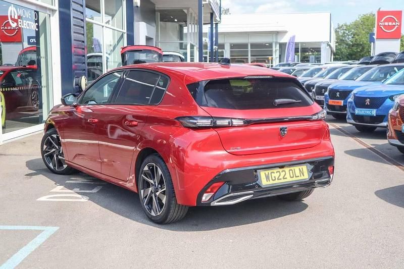 Red Used 2022 Peugeot 308 Allure Premium Hatchback | £14,353 (Good price) - Image 1/4