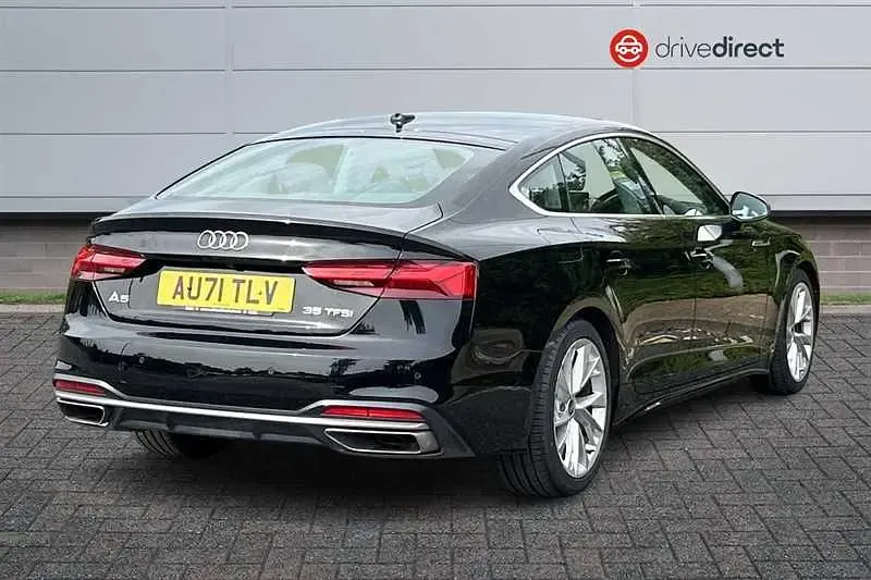 Used Audi A5 Sportback Sport 150 HP (110 kW) 2021 Black Hatchback