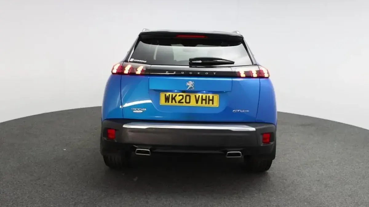 Used Peugeot 2008 GT-line 129 HP (94 kW) 2020 Blue SUV