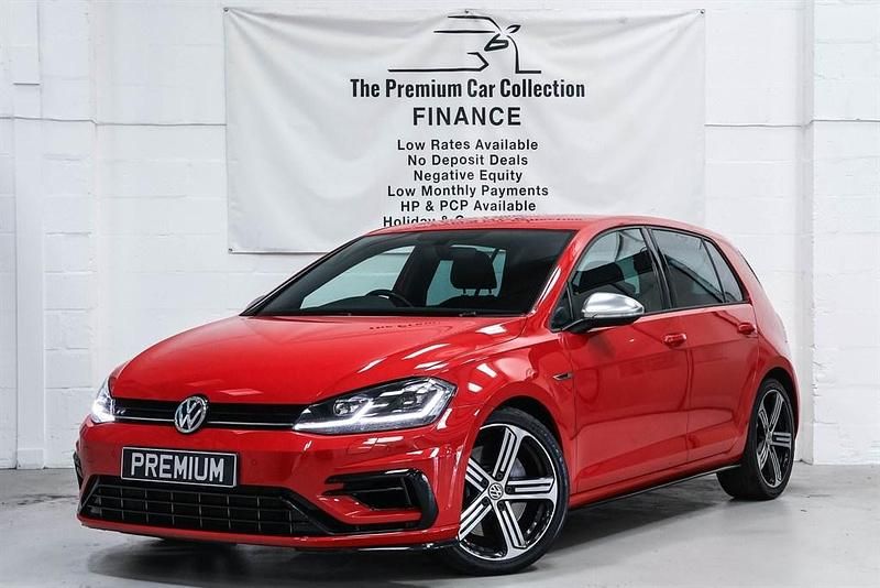 Red Used 2017 VW Golf VII R Hatchback | £20,750 (Fair price) - Image 1/4