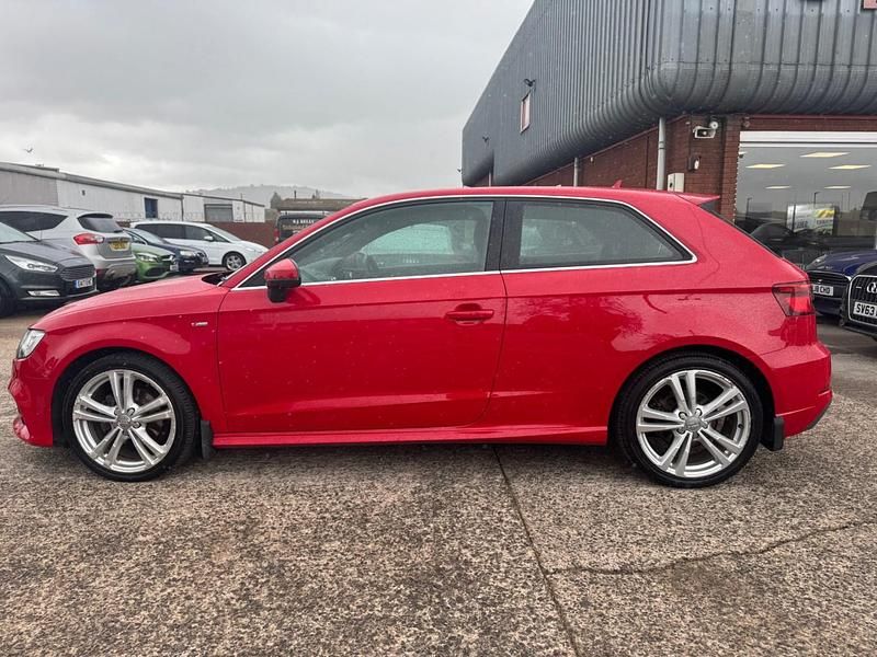 Used Audi A3 S-Line 110 HP (80 kW) 2017 Misano red Hatchback