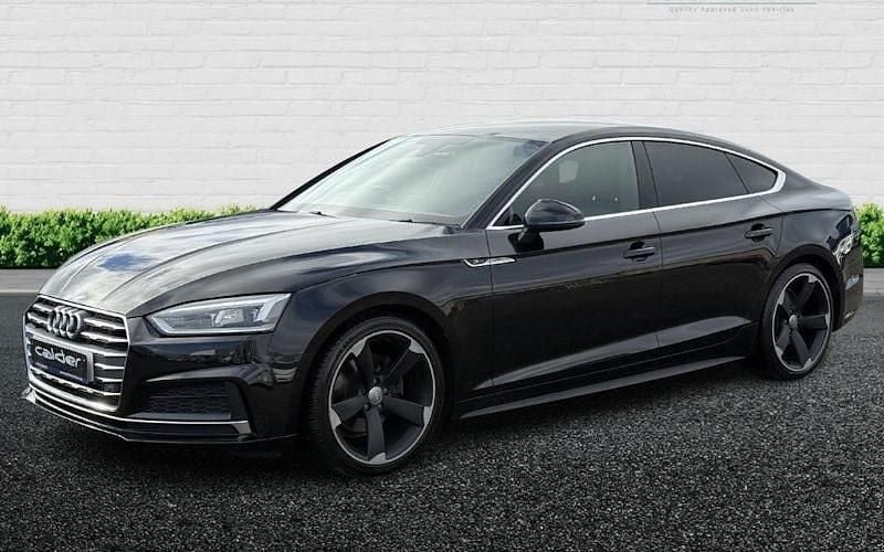 Used Audi A5 Sportback S-Line 190 HP (139 kW) 2018 Black Hatchback