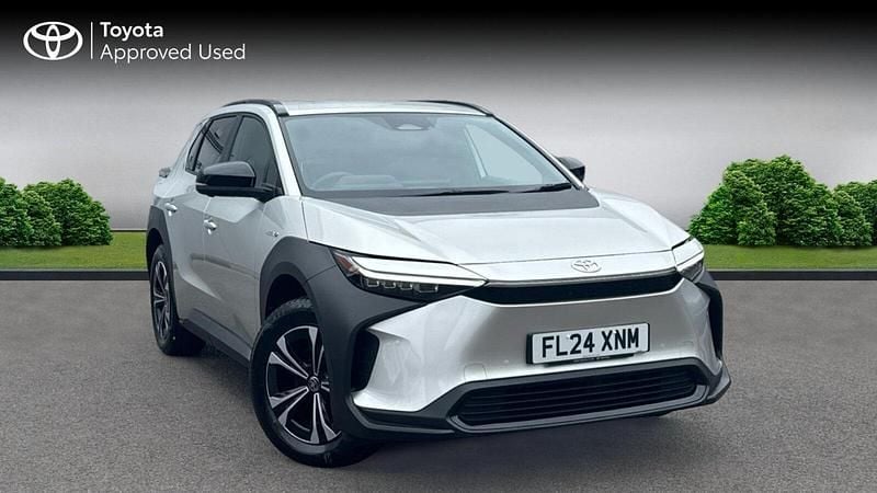 Sterling silver Used 2024 Toyota bZ4X SUV | £24,858 (Fair price) - Image 1/4