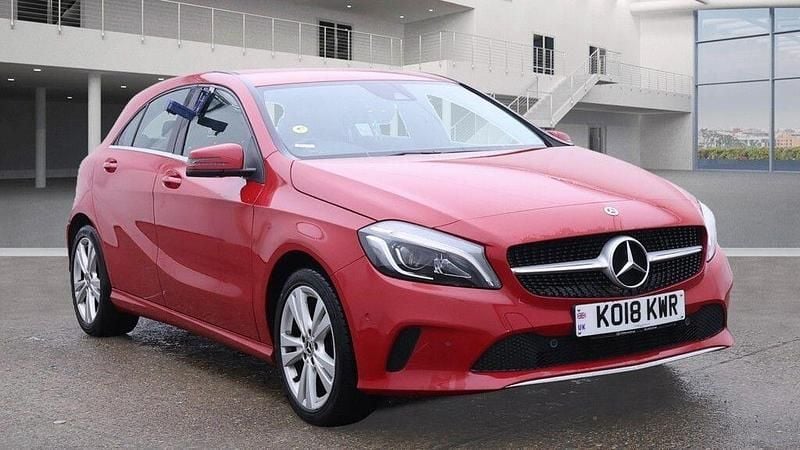 Red Used 2018 Mercedes A180 Premium Hatchback | £12,850 (Good price) - Image 1/4