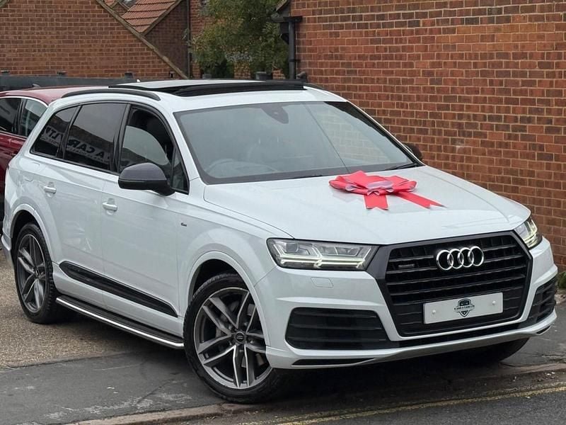 White Used 2017 Audi Q7 S-Line SUV | £24,990 (Fair price) - Image 1/4
